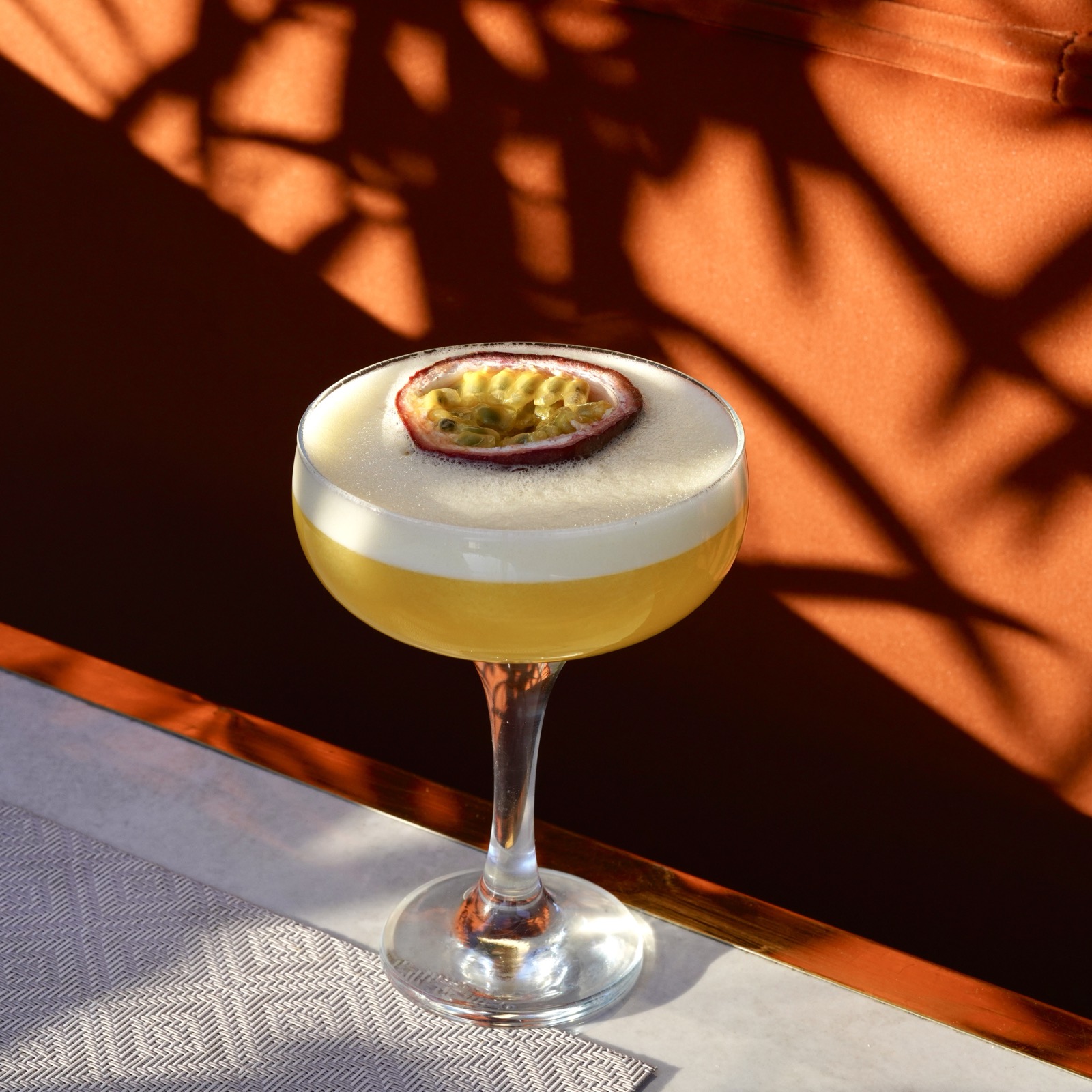 Cocktail passion, lumière du soir